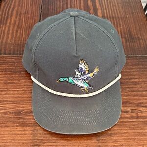 BURLEBO Gray Duck Embroidered Hat